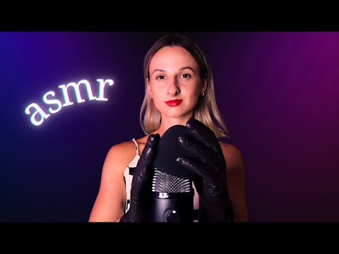 ASMR | Mic Pumping with Leather Gloves 💖