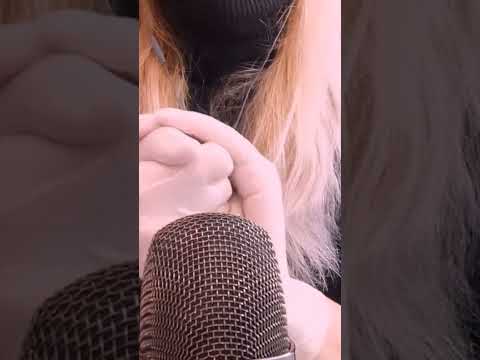 Oil rubbed * gloves 🧤 #oilasmr #asmr