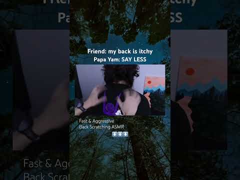 Fast & Aggressive Back Scratching ASMR That You Can FEEL!