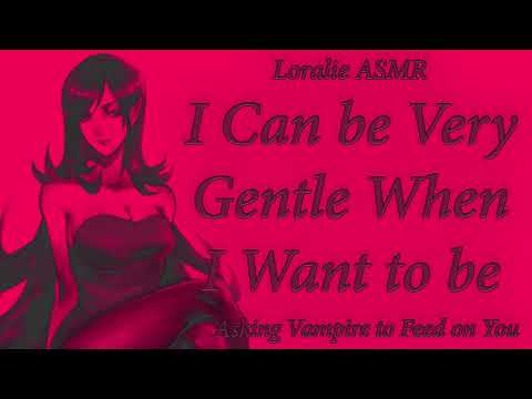 ASMR Asking Vampire Bartender to Feed on You f4A