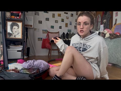 pack with me! ASMR Fabric Scratching & Personal Attention (help)