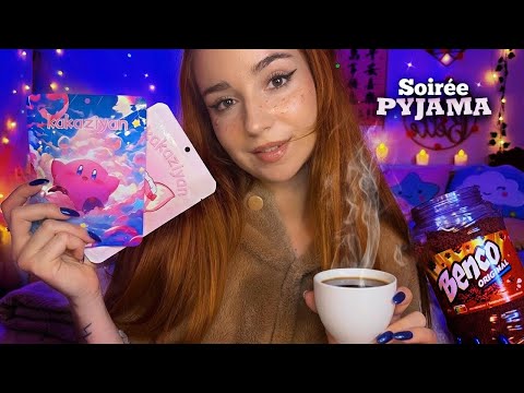 ASMR : Soirée pyjama, je te prépare pour aller dormir ✨🧸