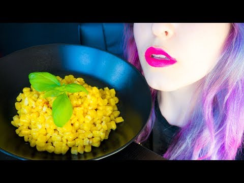 ASMR: Mexican Street Corn Salad | Creamy & Crunchy ~ Relaxing Eating Sounds [No Talking | Vegan] 😻