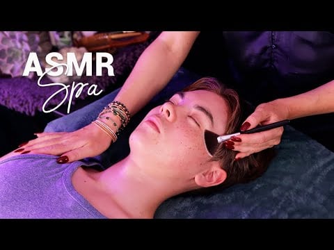 Relaxing ASMR Facial & Massage 🌟 Sleep Deeply 🌟 Brushing, Scalp Inspection, Skin Sounds