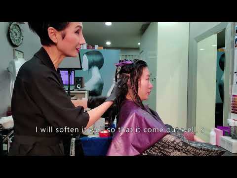 Korean Hair salon ASMR (visual and auditory activation) I hope you enjoy the long video!!