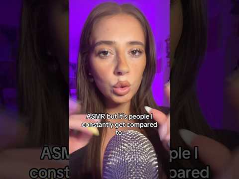 ASMR people I always get compared to #tingles