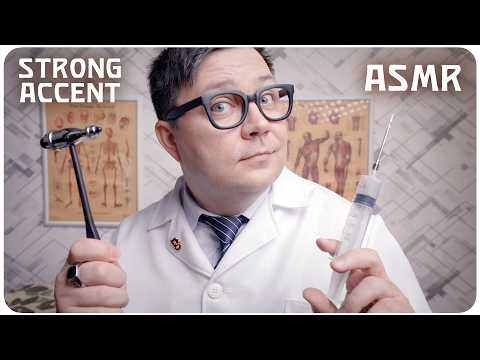 ASMR  - THE STRONGEST ACCENT EVER! - STRONG TINGLES - ASMR Neurologist Examination Roleplay