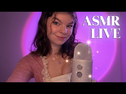 🔴 ASMR livestream! come hang out + get tingles
