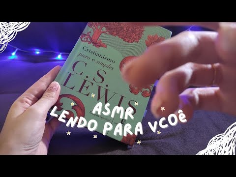 ASMR LENDO PARA VOCÊ DORMIR| ASMR LENDO ATÉ VOCÊ DORMIR acabando com sua insônia