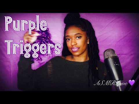 ASMR PURPLE 💜 TRIGGERS ! #Asmrlove