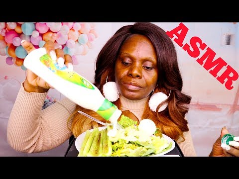 ASMR Lettuce Pickles Boil Eggs Crisp Crunchy Eating Sounds