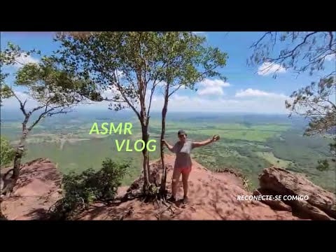 ASMR VLOG - Fui me reconectar e levei vocês comigo 💙🌄 Mirante do Morro do Paxixi| Narrado Fala Suave