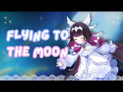 ASMR Genshin Impact 🌕 Flying to the moon | Close up whisper