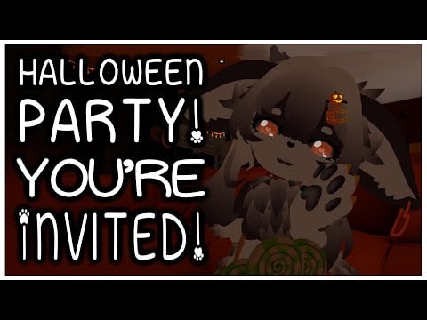 Discord Member Halloween Party in VRCHAT! [ASMR Soft Spoken Announcement]