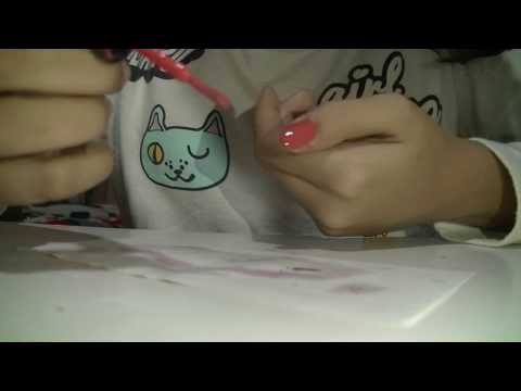 Asmr pintandome las uñas