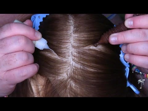 ASMR Scalp Check and Treatment (Acupressure Massage, Wooden Tools, Scalp Massage, Scalp Scratching)