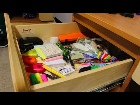 ASMR Rummaging Through School Supplies (Tingly**)