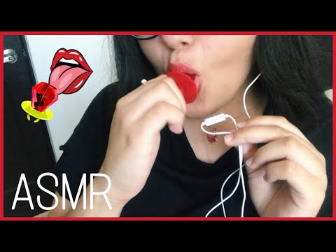 EATING A RING POP 👅 ASMR MOUTH SOUNDS | SONIDOS DE BABITA 💦 ASMR EN ESPAÑOL