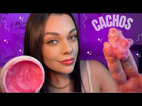 ASMR: Finalizando Seus Cachos Até Você Dormir🧴👩🏻‍🦱