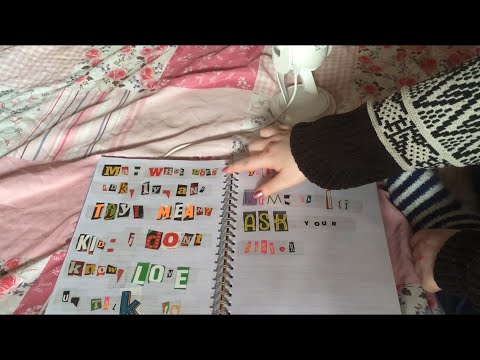 ASMR Scrapbooking | Whispered Show and Tell + Page Turning & Tapping