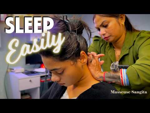 9:50 Short Session Relax Instantly and Sleep Easily || Intense Neck & Head Massage ASMR #asmr