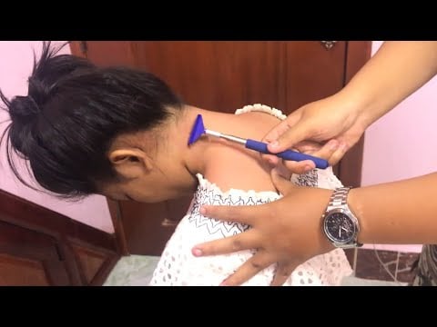Focusing Neck and Shoulder Massage (New Tool) - ASMR Relaxing