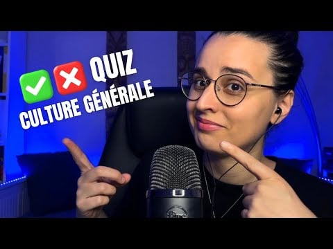 ASMR FR | TEST DE CULTURE GÉNÉRALE (20 Questions) 🧐