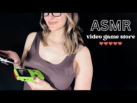 ASMR for SLEEP - Soft Spoken Video Game Store Roleplay 🎮⭐