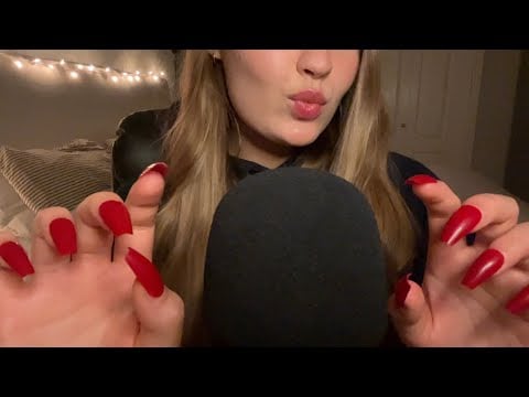 asmr MESMERIZING hand movements with m0uth sounds and kisses | Ivan's CV