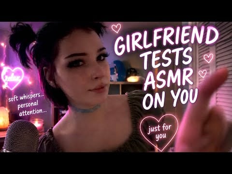 🌙✨ASMR Girlfriend Tests ASMR Triggers on You (Lofi) (Roleplay)🌙