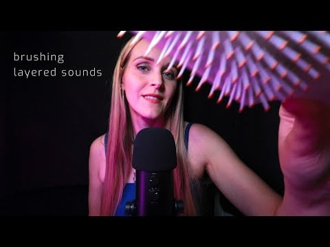 ASMR Brushing your Hair & Face to Help you Beat your Insomnia Fast 💤 | Layered Sounds 