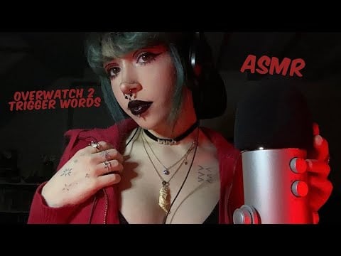 Overwatch 2 Related Trigger Words ASMR | Hand Sounds, Whispering