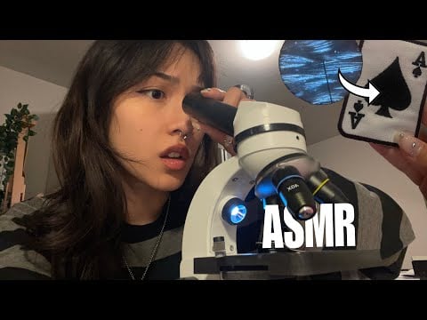 ASMR UNDER A MICROSCOPE?! ☆ (whispers) 