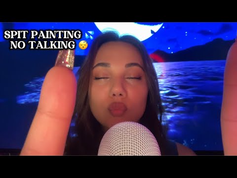 SPIT PAINTING 💦NO TALKING 😴 