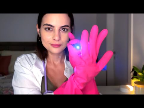 ASMR Enfermeira Noturna 🩺 Teste de Luz, Exame de Visão, Intuição, Olfato ATÉ VOCÊ DORMIR