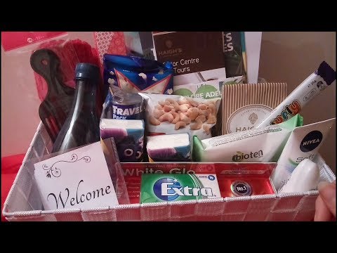 ASMR Hospitality Basket (for my mom's trip!!!)  ☀365 Days of ASMR☀