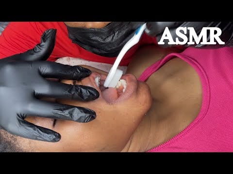 ASMR✨Teeth, Nose, Face and Ear Detailed Examination and cleaning 