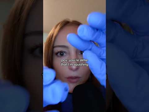 pov: you're slime and I'm squishing you asmr #asmr #asmrslime #mouthsounds