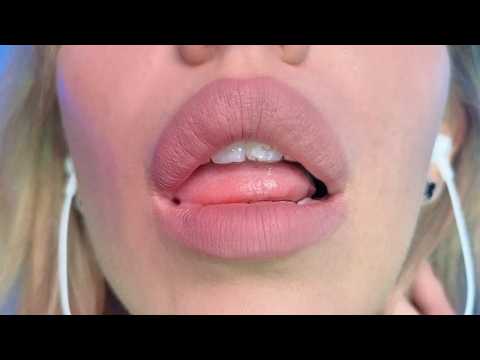CLOSE YOUR EYES… 💋 Extreme Close-Up Mouth Sounds & Breathing ASMR