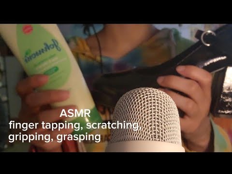 ASMR fast (finger tapping, scratching, gripping, grasping etc) no talking