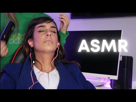 ASMR APLICADO | Pra dar muito sono - Minha prima fez ASMR em mim