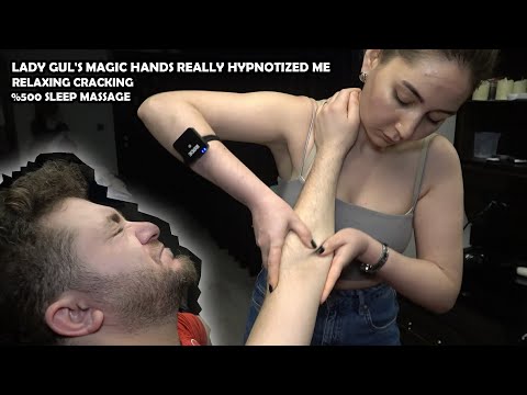 New therapist Gül Hanım's scalp numbing ASMR massage + Deep Healing head,face,ear,arm,back Massage