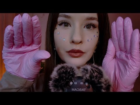 ASMR Gloved Face Massage • Soft Glove Sounds (No Talking)
