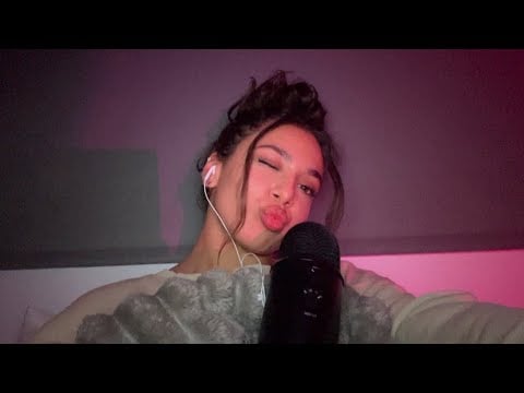 ASMR | Cozy semi inaudible whisper ramble with gum chewing 💗