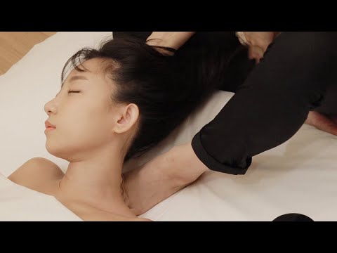 [표은지ASMR]🤗Facial Contouring Care with Feet🤗은지의 작은 얼굴 비법!