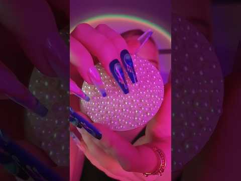 #asmr pearl coaster scratching