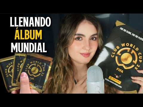 ASMR Llenando el Álbum del Mundial de Clubes FIFA 2025 ⚽️