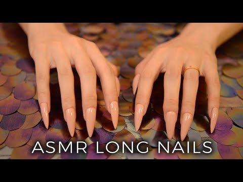 ASMR Table Tapping & Scratching with Long Nails (No Talking)