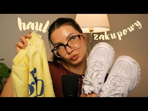 ASMR HAUL ZAKUPOWY 🛍️ bliski szept, dźwięki kosmetyków, materiałów, show&tell