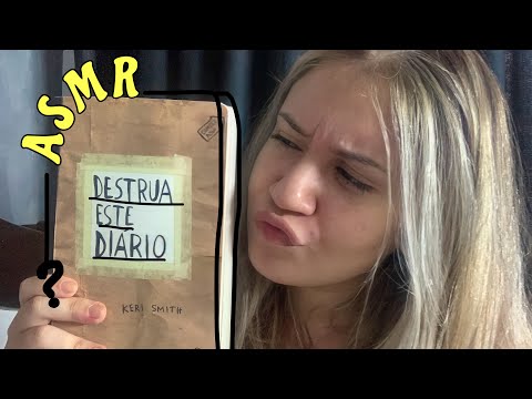 ASMR DESTRUINDO O MEU DIÁRIO